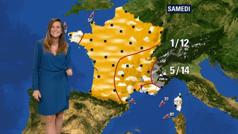 Le soleil s'installe sur l'ensemble de la France samedi. 