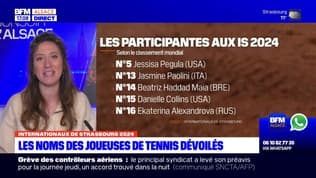 Tennis: l'organisation a dévoilé les noms des joueuses pour les Internationaux de Strasbourg