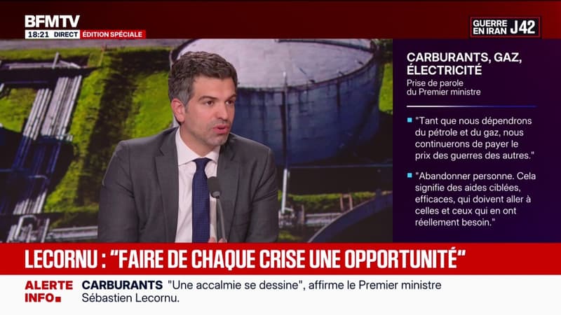 Annonces de Sébastien Lecornu: "Il faut financer des aides pour ceux qui sont à la tête d'entreprise énergivore", estime Jonas Haddad (LR)