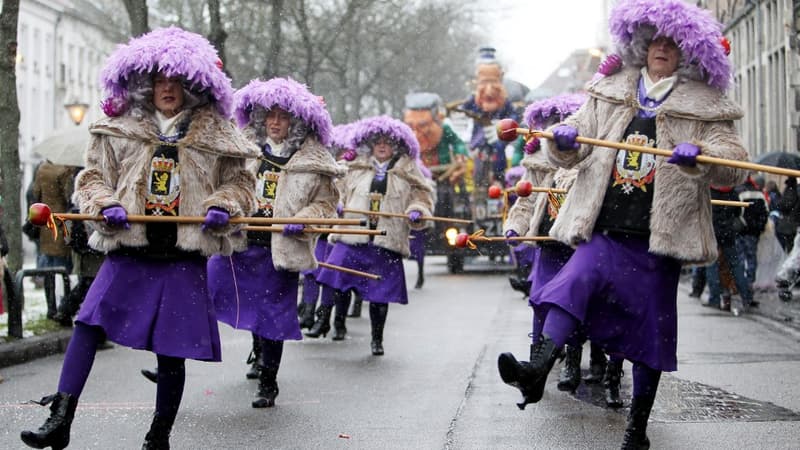 Le carnaval d'Alost en Belgique en février 2010.