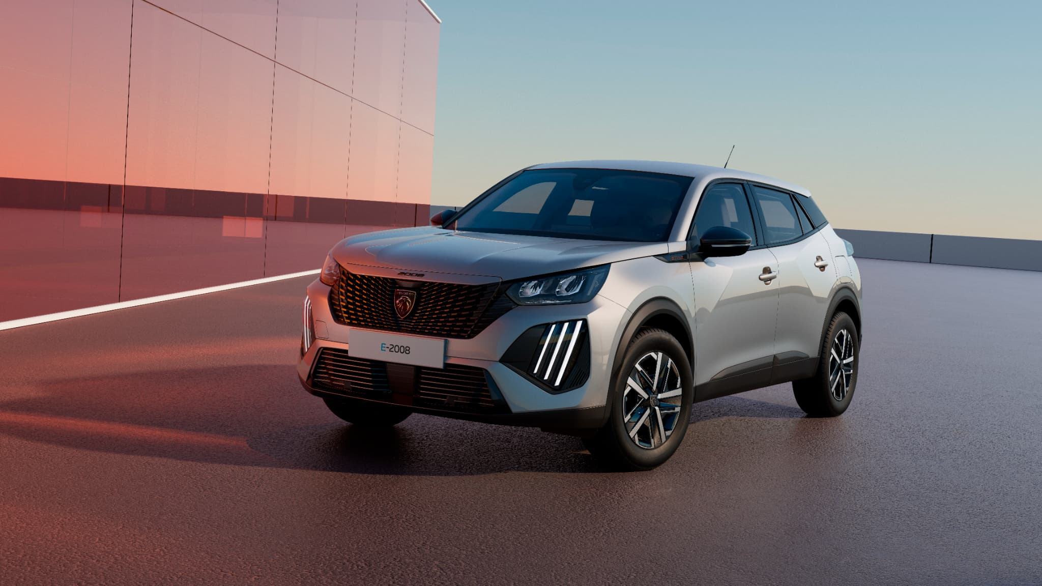 The Peugeot E-2008.