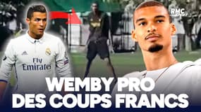 Le magnifique coup franc en pleine lucarne de... Wembanyama ! 
