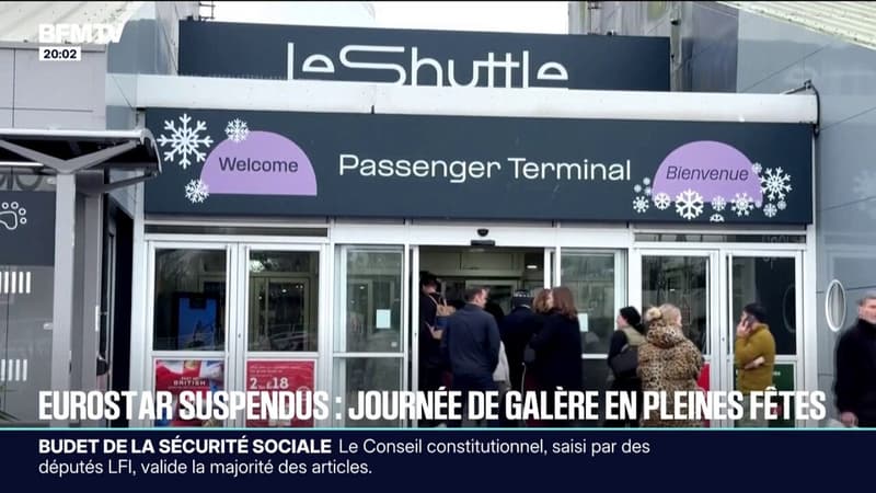 La galère des passagers bloqués par l'interruption du trafic Eurostar à la veille du réveillon du Nouvel An
