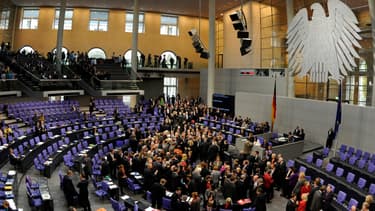 Le Bundestag allemand lors d'un précédent vote en 2011