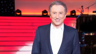 MIchel Drucker sur le plateau du "Grand Show"