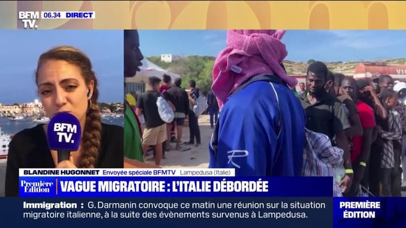 À Lampedusa, des transferts de migrants en direction de la Sicile ont commencé