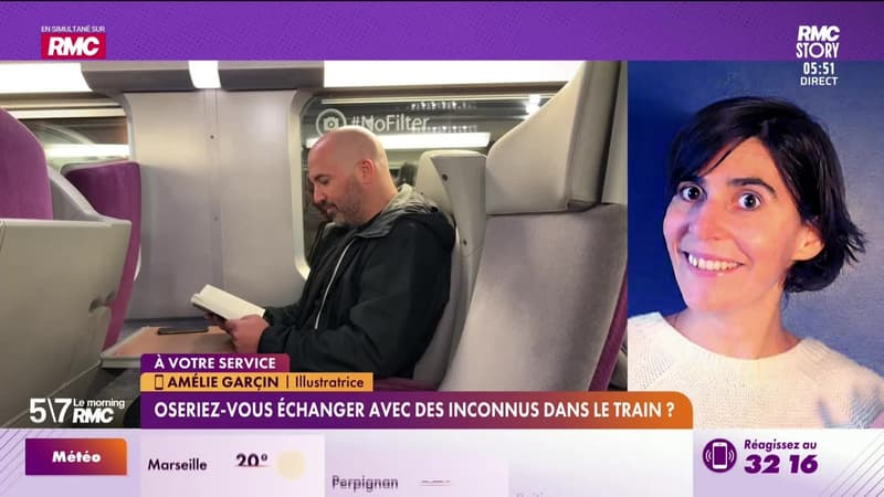 Amélie Garçin à votre service : Oseriez-vous échanger avec des inconnus dans le train ? - 09/04
