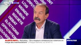 "I do not understand that the government does not take our alerts seriously": Philippe Martinez on the demonstrations against the pension reform