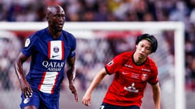 Danilo Pereira avec le PSG pendant la tournée au Japon, le 23 juillet 2022