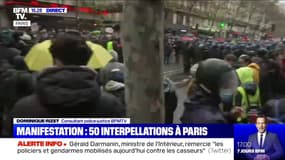 Manifestation à Paris: les forces de l'ordre interviennent dans le cortège