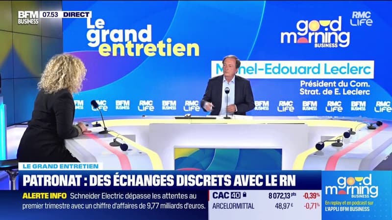 Patronat : des échanges discrets avec le RN