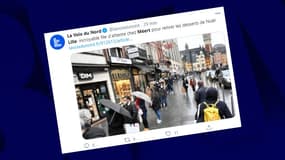 Une file de plusieurs centaines de mètres s'est formée devant la pâtisserie