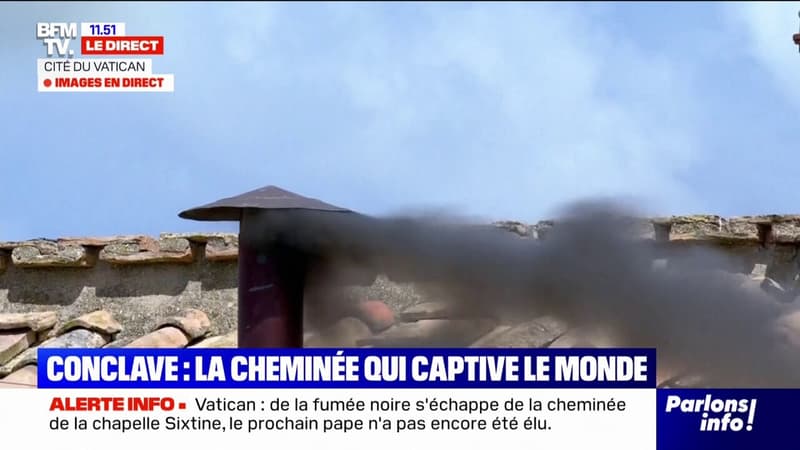 Conclave: fumée noire au Vatican, le nouveau pape n'est pas encore désigné