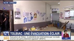 Murs, portes, sono: ce qui a été dégradé à la fac de Tolbiac