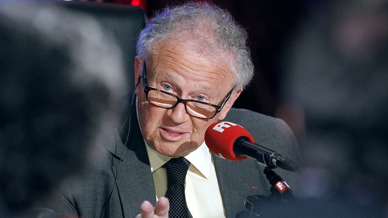 Philippe Bouvard à Paris lors d'un enregistrement de l'émission les "Grosses têtes"