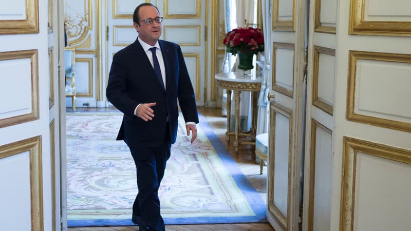 Le président de la République François Hollande