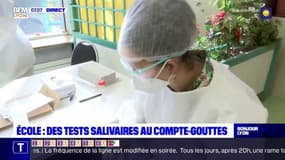 Covid-19: des tests salivaires au compte-gouttes dans les écoles lyonnaises