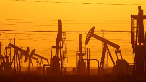 Puits de pétrole en Californie.