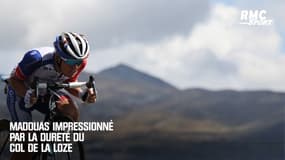 Tour de France : "Un des cols les plus durs que j'ai montés", Madouas raconte ses sensations au col de La Loze