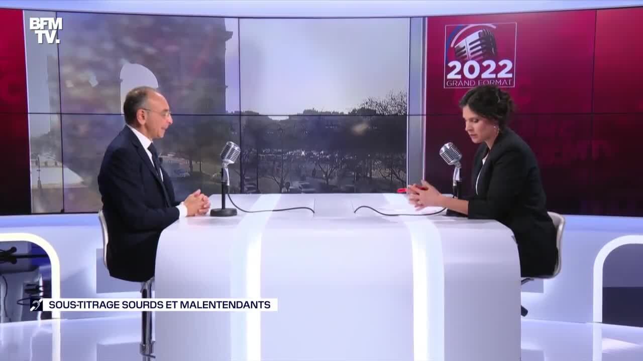 Eric Zemmour face à Apolline de Malherbe en direct 08/03