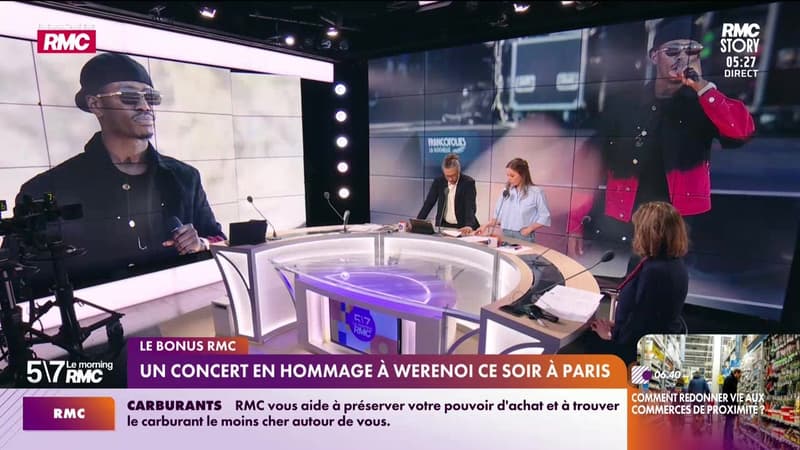Le bonus RMC : Un concert en hommage à Werenoi ce soir à Paris - 25/03
