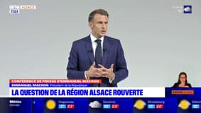 En conférence de presse, Emmanuel Macron rouvre la question du redécoupage des régions