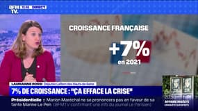 7% de croissance: "C'est le résultat du quoi qu'il en coûte", se félicite Lauriane Rossi (LaRem)