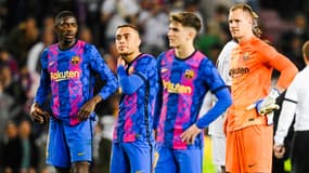 La déception du Barça après l'élimination en Ligue Europa par Francfort
