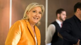 La présidente du FN Marine Le Pen, le 20 mars 2016 à Québec