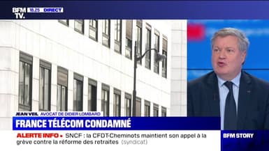 France Télécom: l'avocat de l'ancien PDG Didier Lombard annonce avoir fait appel, car "le harcèlement institutionnel n'existe pas"