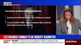 Homosexualité, captation de procès, prison...Les grands combats de Robert Badinter