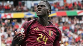 Amadou Onana avec la Belgique le 17 juin 2024