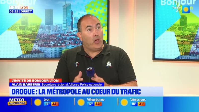 Alain Barberis, secrétaire régional Alliance Police nationale, était l'invité de Bonjour Lyon.
