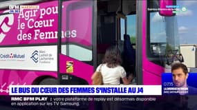 Marseille: le Bus du cœur fait étape sur l'esplanade du J4