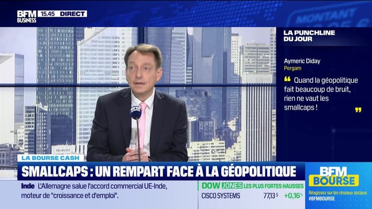 La bourse cash : "Quand la géopolitique fait beaucoup de bruit, rien ne vaut les smallcaps" - 27/01