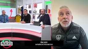 L'entraîneur de Brest Eric Roy dans l'émission RMC Mercato