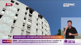 Incendie Nice : les habitants des Moulins sous le choc