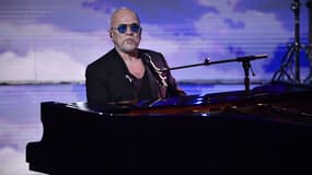 Le chanteur Pascal Obispo en mars 2022 au concert United for Ukraine