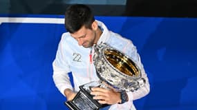 Djokovic à l'Open d'Australie.