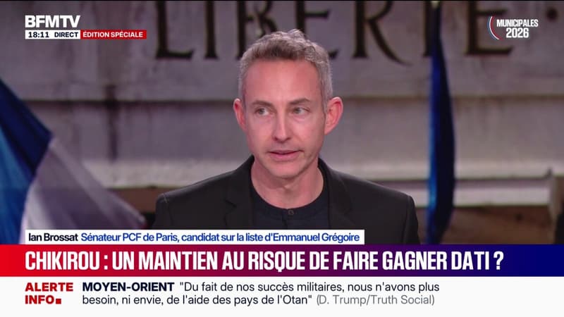 Municipales 2026: Sophia Chikirou aurait dû se désister comme Sébastien Delogu à Marseille, affirme Ian Brossat, sénateur PCF de Paris