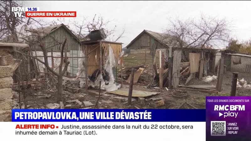 À Petropavlovka, dans l'est de l'Ukraine, reportage dans une ville dévastée par les frappes russes