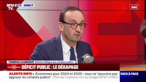 Déficit public: "Nous, compte tenu des évolutions des recettes, on sait qu'on sera au-dessus de 5%" estime Thomas Cazenave