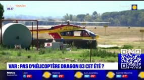Var: les sapeurs-pompiers privés d'hélicoptère Dragon 83 cet été?