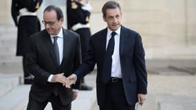 Nicolas Sarkozy a été le premier responsable politique reçu dimanche par François Hollande.