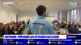 Alpes-de-Haute-Provence: les gendarmes de Sisteron en mission de prévention des attaques en classe