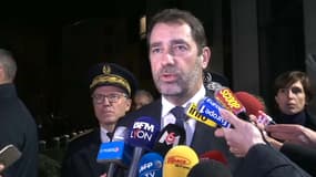 Christophe Castaner, ministre de l'Intérieur, lundi 13 janvier 2020 à Lyon.