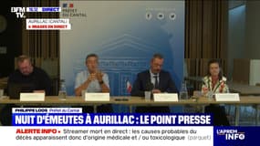 Affrontements à Aurillac: Philippe Loos, préfet du Cantal, affirme que les émeutiers "étaient équipés pour affronter les forces de l'ordre"