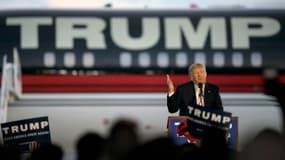 Donald Trump le 14 mars 2016 au Vienna Center, dans l'Ohio