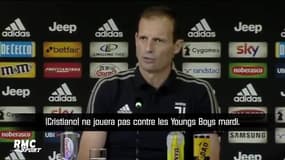 Fifa The Best : Allegri justifie l'absence de Ronaldo... par un calendrier chargé
