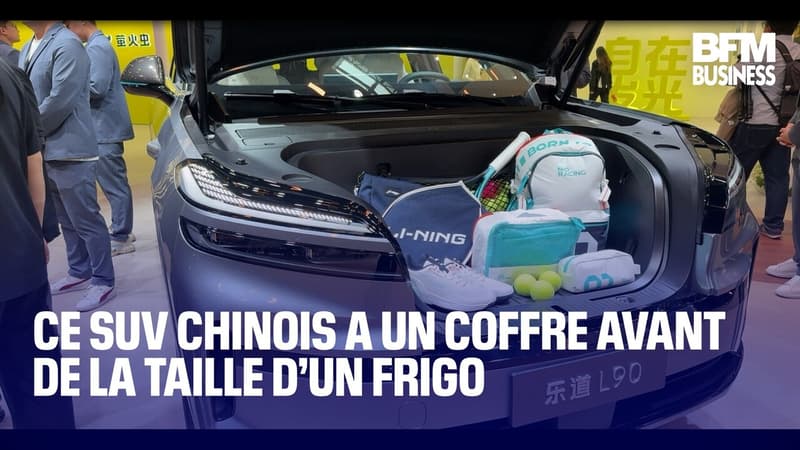 Ce SUV chinois a un coffre avant de la taille d'un frigo